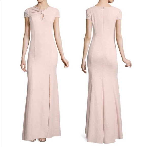 Adrianna Papell Dresses & Skirts - Adrianna papell blush metallic formal dress size 4